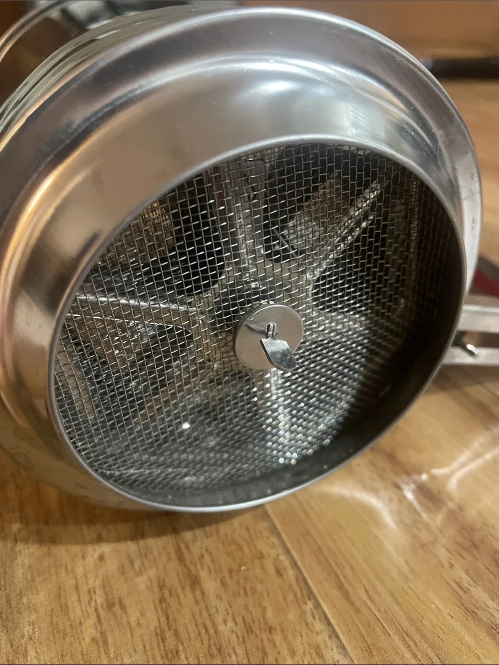🎉 CAKE BOSS FLOUR SIFTER 3c Stainless Steel Red-Handle